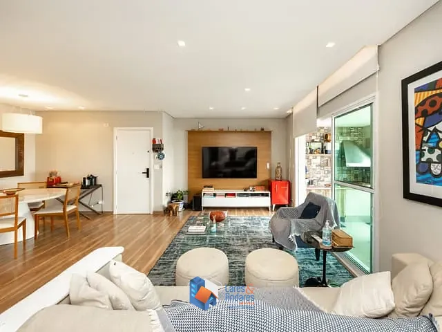 Apartamento com 126m² 3 quartos e 5 banheiros, à venda, no bairro Vila Andrade em São Paulo