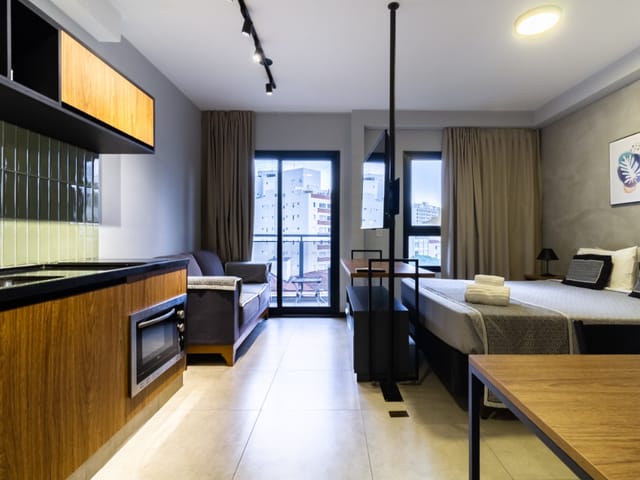 Foto do Apartamento - Apartamento tipo para venda em Higienópolis com 1 quarto, 30m² | Lares e Andares Imóveis