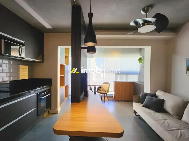 Apartamento com 40m² 1 quarto e 1 banheiro, para alugar, no bairro Cambuí em Campinas