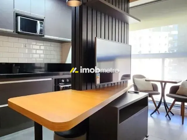 Apartamento com 40m² 1 quarto e 1 banheiro, para alugar, no bairro Cambuí em Campinas