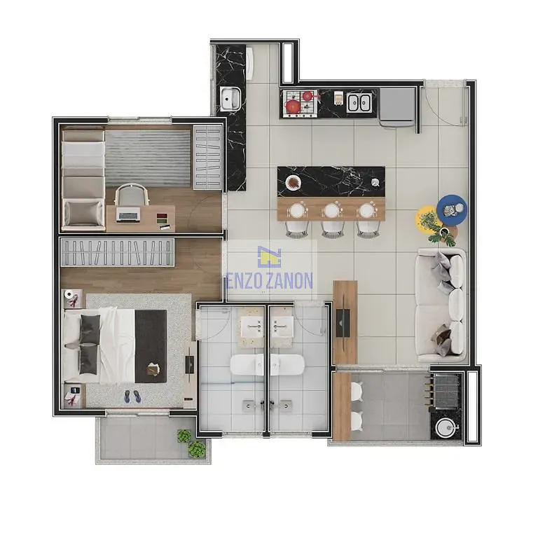 Apartamento, 2 quartos, 55 m² - Foto 10