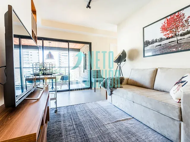 Apartamento com 70m² 2 quartos e 2 banheiros, para alugar, no bairro Pinheiros em São Paulo