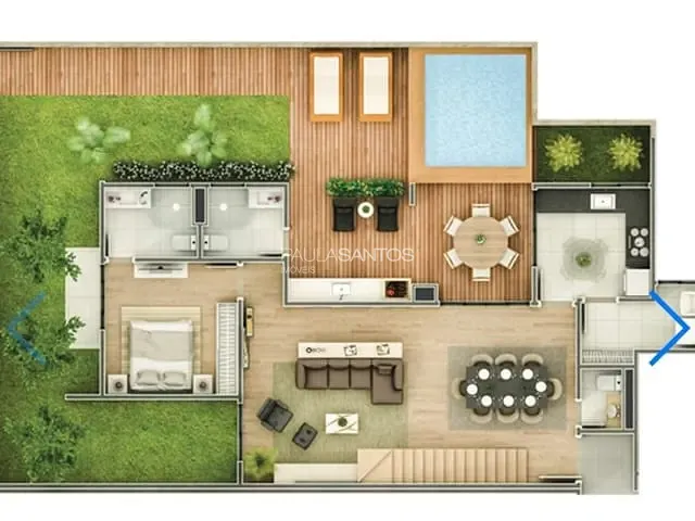 Apartamento com 259m² 3 quartos e 3 banheiros, à venda, no bairro Jardim Bandeirantes em Sorocaba