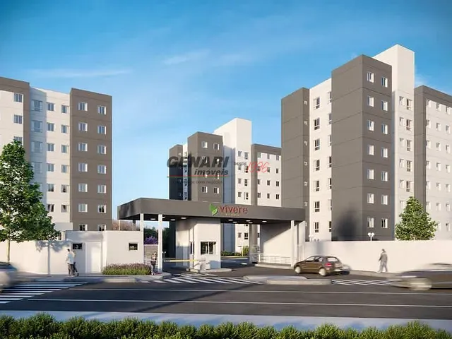 Apartamento com 48m² 2 quartos e 1 banheiro, à venda, no bairro Jardim Hubert em Indaiatuba