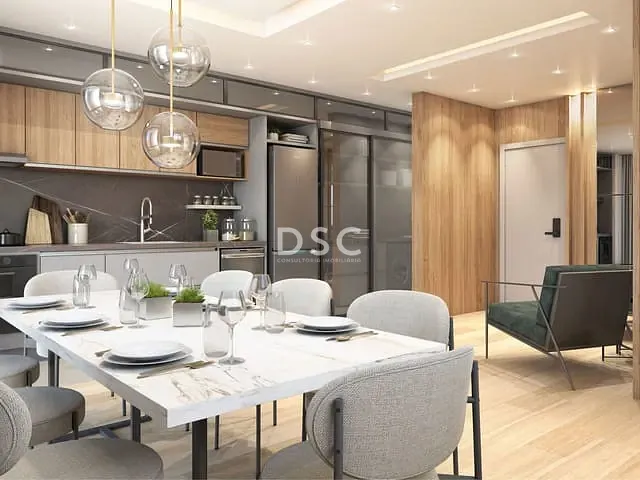 Apartamento 2 quartos e 1 banheiro, à venda, no bairro Centro em Curitiba