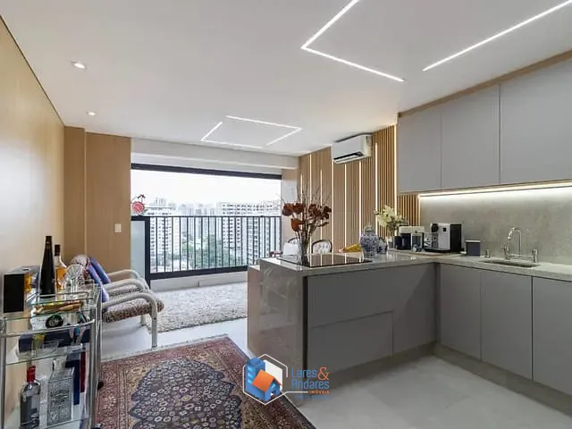 Apartamento com 53m² 2 quartos e 1 banheiro, à venda, no bairro Moema em São Paulo