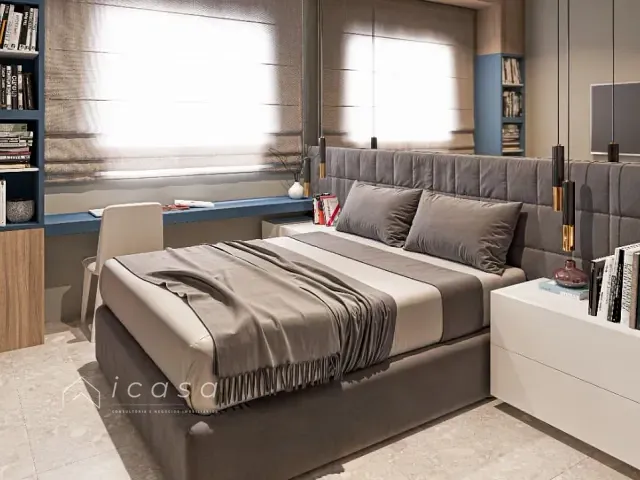 Apartamento com 42m² 1 quarto e 2 banheiros, à venda, no bairro Centro em São José dos Campos