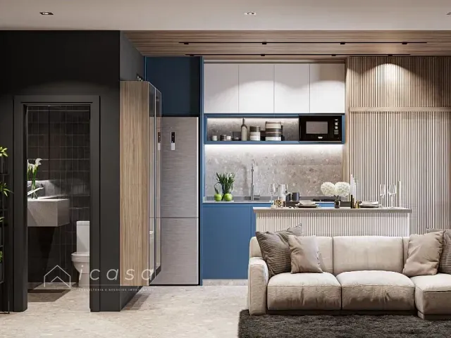 Apartamento com 42m² 1 quarto e 2 banheiros, à venda, no bairro Centro em São José dos Campos