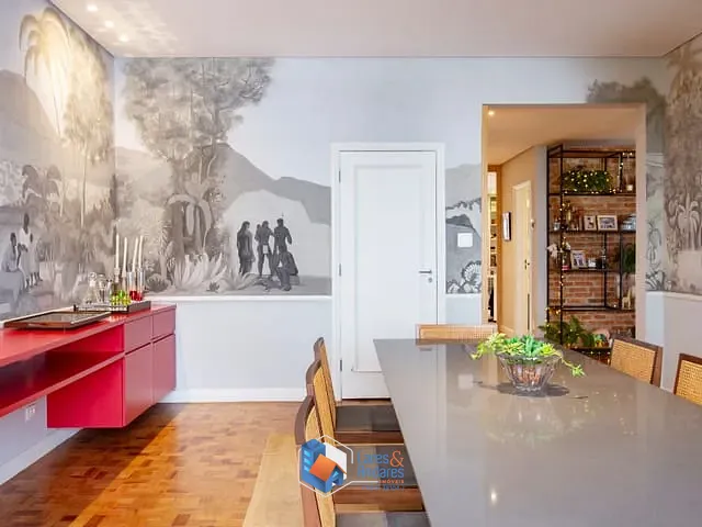 Apartamento com 340m² 3 quartos e 5 banheiros, à venda, no bairro Higienópolis em São Paulo