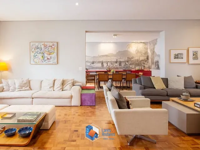 Apartamento com 340m² 3 quartos e 5 banheiros, à venda, no bairro Higienópolis em São Paulo