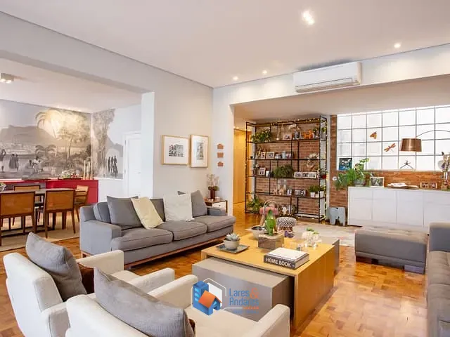 Apartamento com 340m² 3 quartos e 5 banheiros, à venda, no bairro Higienópolis em São Paulo