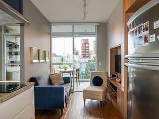 Foto do Apartamento-Apartamento tipo para venda em Real Parque com 1 quarto, sendo 1 suíte, 35m²