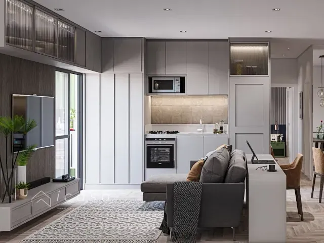 Apartamento com 63m² 2 quartos e 1 banheiro, à venda, no bairro Centro em São José dos Campos