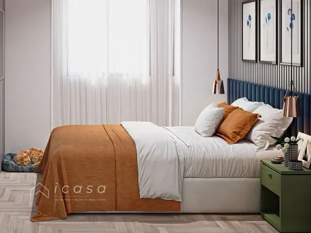 Apartamento com 63m² 2 quartos e 1 banheiro, à venda, no bairro Centro em São José dos Campos