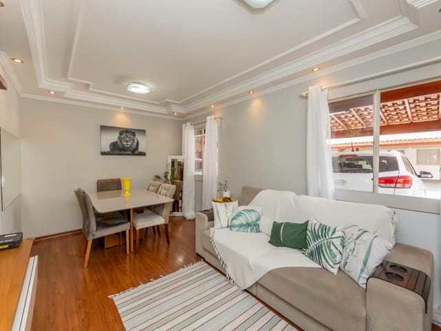 Foto do Casa - Casa em condomínio para venda com 3 quartos, 104m² | Lares e Andares Imóveis