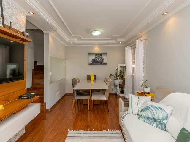 Foto do Casa - Casa em condomínio para venda com 3 quartos, 104m² | Lares e Andares Imóveis