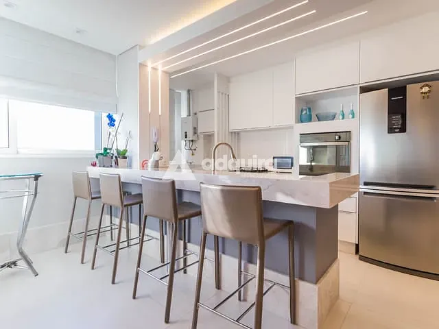 Apartamento com 135m² 2 quartos e 2 banheiros, à venda, no bairro Centro em Ponta Grossa