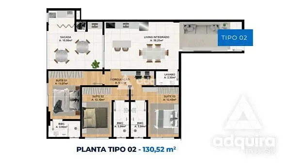 Apartamento, 3 quartos, 146 m² - Foto 5
