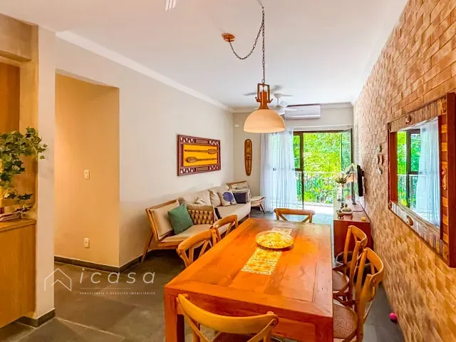 Apartamento com 74m² 2 quartos e 2 banheiros, à venda, no bairro Enseada em Ubatuba