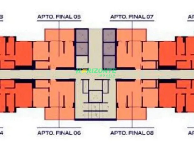 Apartamento com 70m² 2 quartos e 2 banheiros, à venda, no bairro Royal Park em São José dos Campos