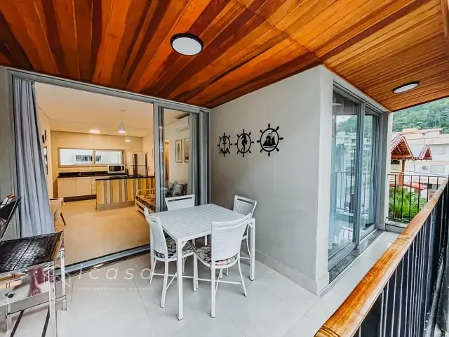 Apartamento com 63m² 2 quartos e 2 banheiros, à venda, no bairro Praia Grande em Ubatuba