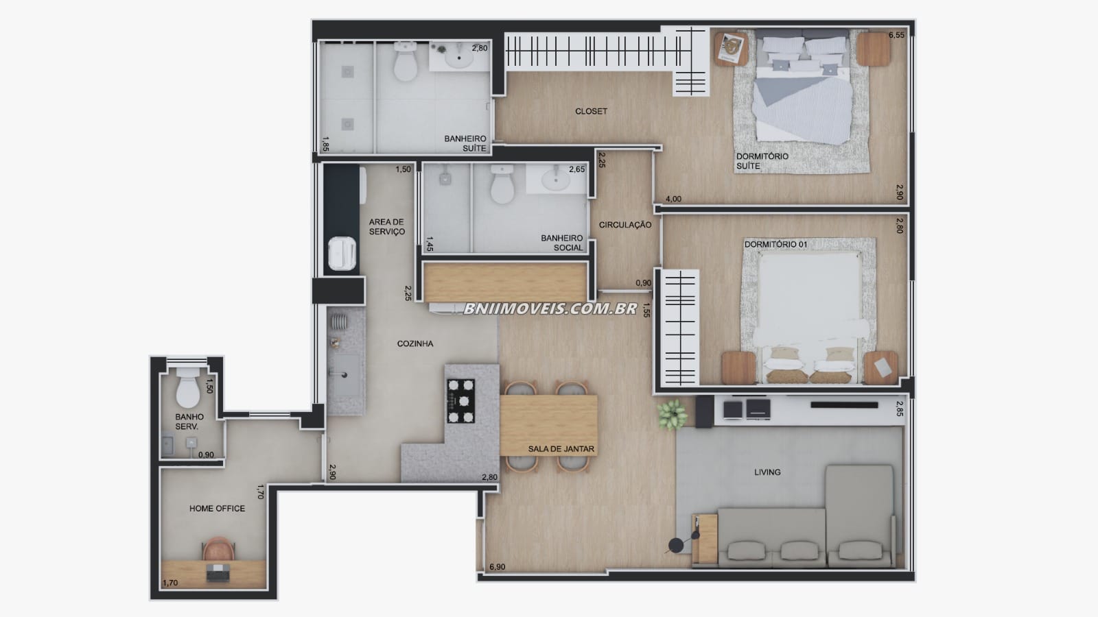 Apartamento, 2 quartos, 92 m² - Foto 35