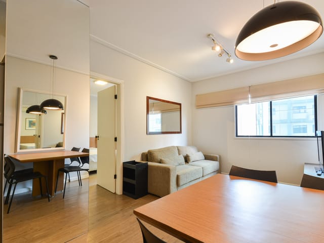 Foto do Apartamento - Apartamento tipo para venda em Jardim Paulista com 1 quarto, sendo 1 suíte, 50m² | Lares e Andares Imóveis