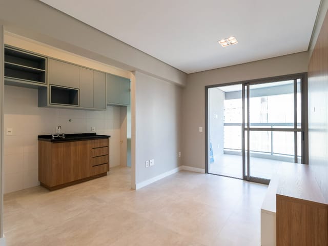 Foto do Apartamento - Apartamento para venda e locação em Brooklin com 1 quarto, sendo 1 suíte , 50m² | Lares e Andares Imóveis