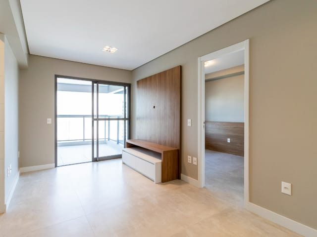 Foto do Apartamento - Apartamento para venda e locação em Brooklin com 1 quarto, sendo 1 suíte , 50m² | Lares e Andares Imóveis