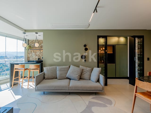 Apartamento com 70m² 1 quarto e 2 banheiros, à venda ou para alugar, no bairro Dezoito do Forte Empresarial/Alphaville. em Barueri