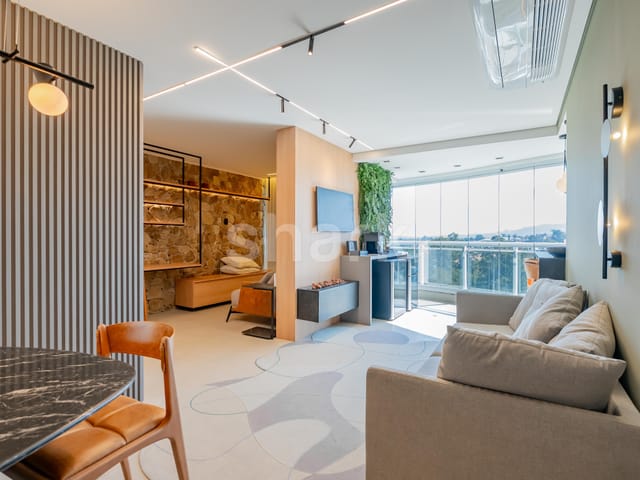 Apartamento com 70m² 1 quarto e 2 banheiros, à venda ou para alugar, no bairro Dezoito do Forte Empresarial/Alphaville. em Barueri