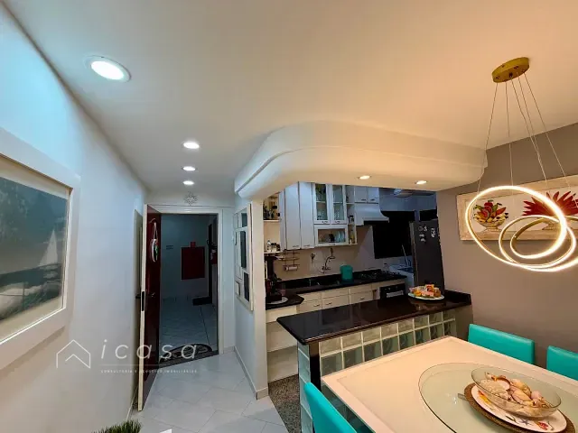 Apartamento com 89m² 3 quartos e 2 banheiros, à venda, no bairro Martim de Sá em Caraguatatuba