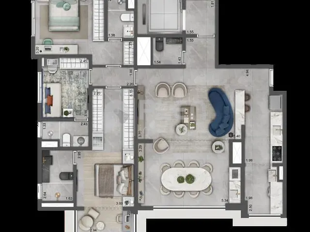 Apartamento com 129m² 3 quartos e 4 banheiros, à venda, no bairro Tucuruvi em São Paulo