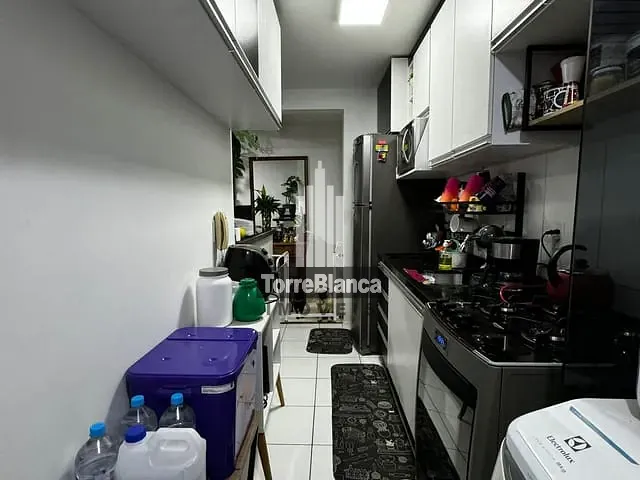 Apartamento com 55m² 2 quartos e 1 banheiro, à venda, no bairro Jardim Carvalho em Ponta Grossa