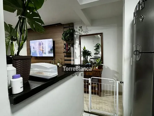 Apartamento com 55m² 2 quartos e 1 banheiro, à venda, no bairro Jardim Carvalho em Ponta Grossa