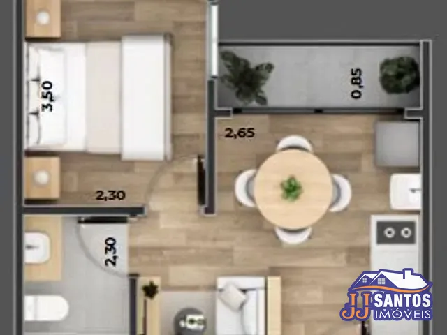 Apartamento 1 quarto e 1 banheiro, à venda ou para alugar, no bairro Quarta Parada em São Paulo