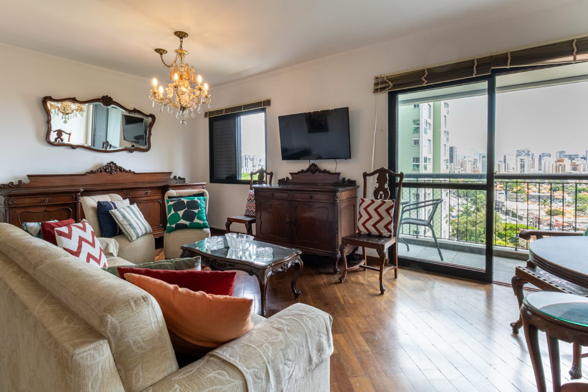 Foto do Apartamento-Apartamento tipo para venda em Moema com 2 quartos, sendo 2 suítes, 95m²