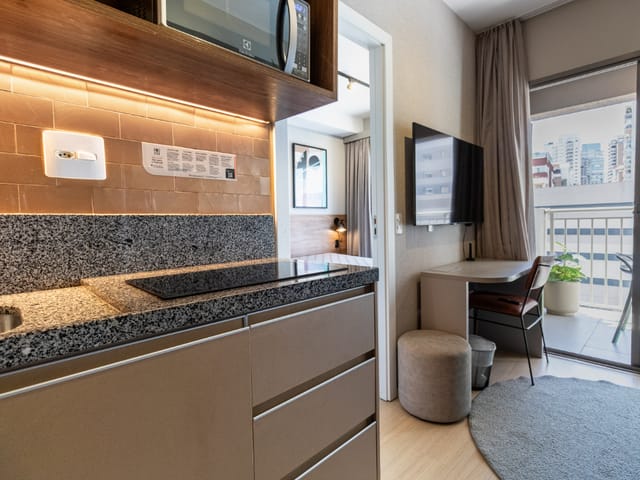 Foto do Apartamento - Apartamento para venda e locação em Vila Nova Conceição com 1 quarto , 26m² | Lares e Andares Imóveis