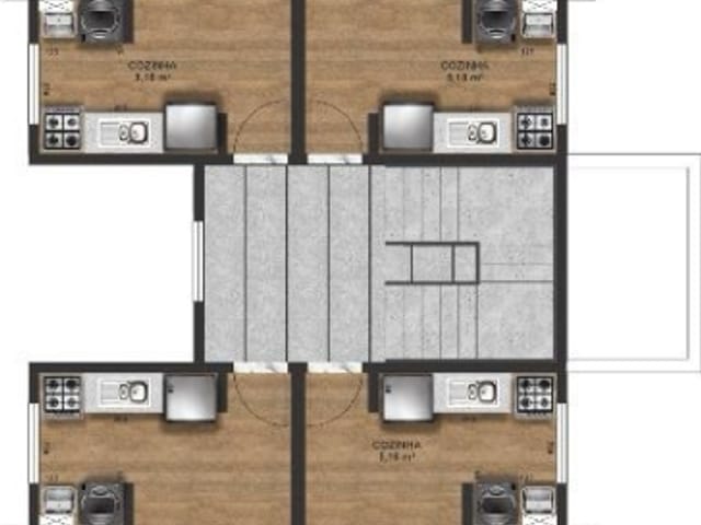 Apartamento 3 quartos e 1 banheiro, à venda, no bairro Afonso Pena em São José Dos Pinhais