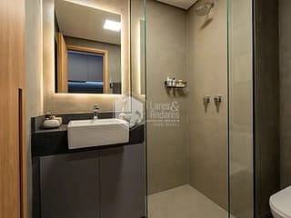 Foto do Apartamento-Apartamento tipo para venda em Vila Clementino com 1 quarto, sendo 1 suíte, 46m²