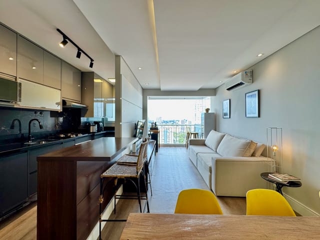 Foto do Apartamento - Apartamento tipo para venda em Vila Alexandria com 2 quartos, sendo 1 suíte, 63m² | Lares e Andares Imóveis