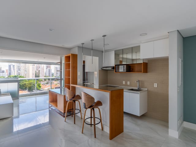 Foto do Apartamento - Apartamento tipo para venda em Campo Belo com 2 quartos, sendo 1 suíte, 70m² | Lares e Andares Imóveis