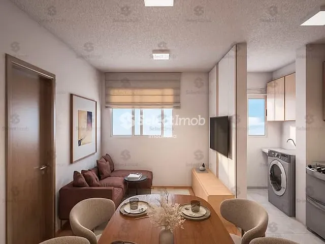 Apartamento com 37m² 2 quartos e 1 banheiro, à venda, no bairro Vila João Ramalho em Santo André