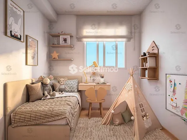 Apartamento com 37m² 2 quartos e 1 banheiro, à venda, no bairro Vila João Ramalho em Santo André