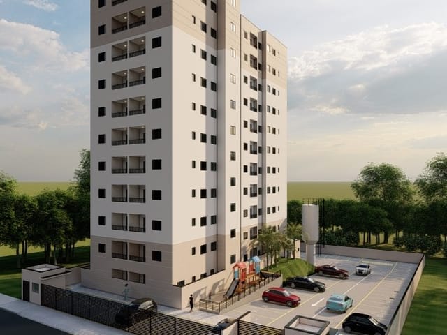 Apartamento 2 quartos e 1 banheiro, à venda, no bairro Quintais do Imperador em Sorocaba