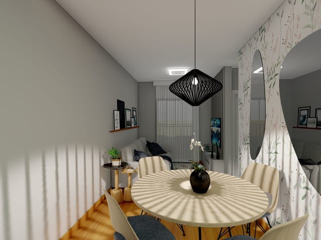 Apartamento 2 quartos e 1 banheiro, à venda, no bairro Quintais do Imperador em Sorocaba
