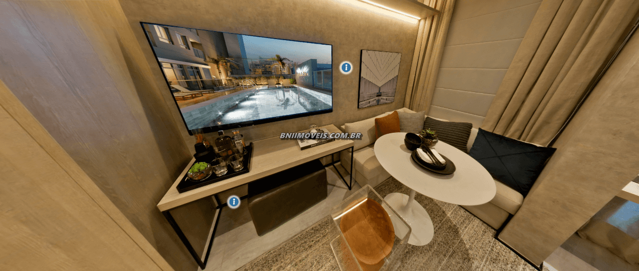 Apartamento à venda com 1 quarto, 25m² - Foto 2