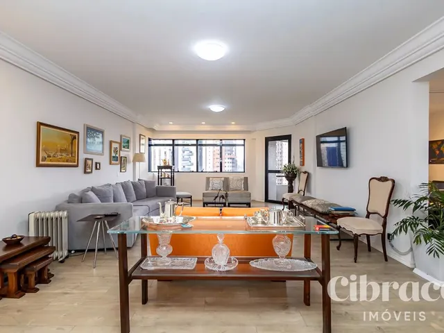 Apartamento 3 quartos e 4 banheiros, para alugar, no bairro Água Verde em Curitiba
