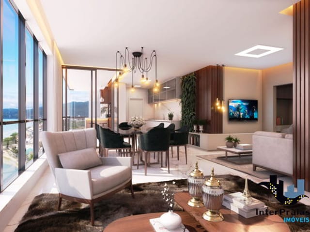 Apartamento 4 quartos e 5 banheiros, à venda, no bairro Meia Praia em Itapema