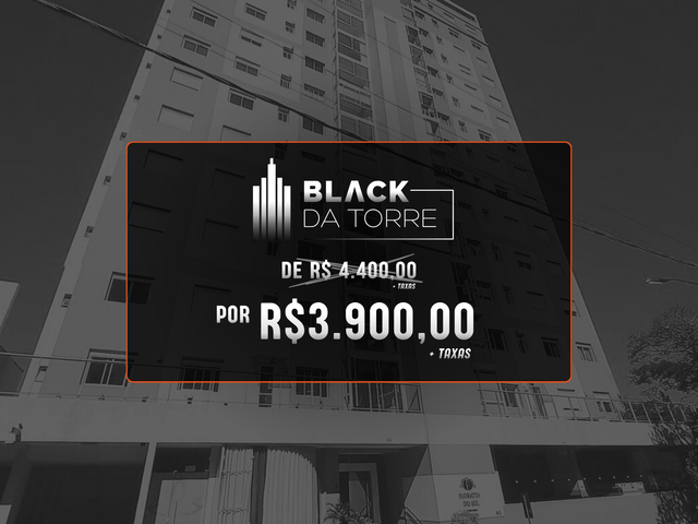 BLACK DA TORRE: De R$ 4.400 por R$ 3.900! Locação e Venda - Apartamento com 3 quartos (sendo 1 suíte), 2 vagas, Churrasqueira, Ed. Floratta Do Sol, Centro.